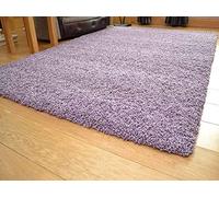 Sarrah Little Store Shaggy Rugs - Super Soft Rug - Fluffy Rug - Living Room Rugs - Non Slip - Indoor Carpet Hallway Runner - Soft Funky Thick Long Pile Carpet (Light Purple, 60 x 110 cm)
