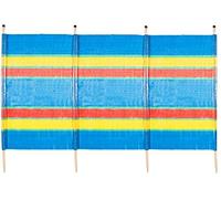 sarrah Winbreaker Beach Camping - Windbreaker for Campaigning - Folding Wind Break - Sun Screen Shelter - Privacy Protection from Wind and Sun - 4 Pole Wind Break