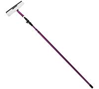 Sarrah Window Cleaner - Magnetic Squeegee - Extendable 3.5M Steel Purple