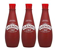 Sarson's Malt Vinegar - Plastic Bottle, 300ml (Pack of 3)