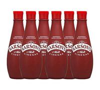 Sarson's Malt Vinegar - Plastic Bottle, 300ml (Pack of 6)