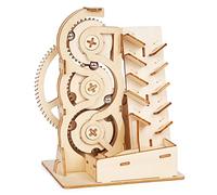 Sarsumir 3D Wooden Puzzle Wooden Model Kit Mechanical Gear Model Building Kits for Teens Adults Marble Run, Stair Track
