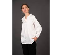 Sarta Women's Ava White Leopard Print Blouse | Size: Small Sarta White S