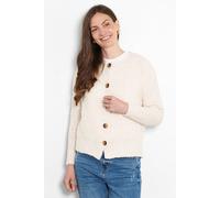 Sarta Women's Collins Boucle Knit Button Cardigan in Cream Sarta Cream One Size