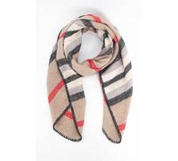 Sarta Women's Darla Heavyweight Striped Winter Scarf in Cream Sarta Cream One Size