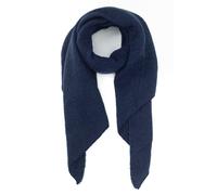 Sarta Women's Evie Heavyweight Asymmetric Scarf - Navy Blue Sarta Navy One Size
