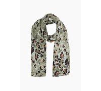 Sarta Women's Raya Lightweight Scarf - Khaki, Leopard Print in Khaki Sarta Khaki One Size
