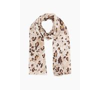 Sarta Women's Raya Lightweight Scarf - Neutral, Leopard Print in Natural Sarta Natural One Size