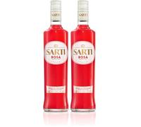 Sarti Rosa | Premium Fruit Liqueur from Italy - Perfect as a Spritz mixed with Prosecco and Soda | 14% ABV | 70cl (Pack of 2)
