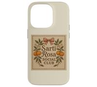 Sarti Rosa Social Club Italian Italy Oranges Grandma Vintage Case for iPhone 14 Pro