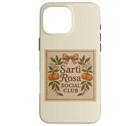 Sarti Rosa Social Club Italian Italy Oranges Grandma Vintage Case for iPhone 16 Pro Max