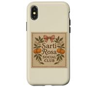 Sarti Rosa Social Club Italian Italy Oranges Grandma Vintage Case for iPhone X/XS