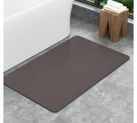 SARTNP Bath Mat Bathroom Rugs, Non Slip Thin Rubber Backing Ultra Thin Bathroom Rug Fit Under Door, Quick Dry Super Absorbent Washable Shower Bath Mats (Reddish-brown, 40 x 60 cm)