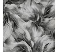 Sartoria Charcoal Grey Serenity Glitter Floral Wallpaper 7863