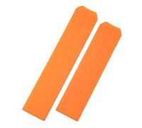 SarUel 20mm Soft Nature Rubber Silicone Watch Band Watchband Compatible With Tissot strap for T-Touch 2 II T047420A T013420 Z353 Fold Buckle (Color : Orange, Size : 20_WITHOUT BUCKLE)