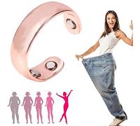 SARUEL Magnetic Olux Acupressure Ring for Weight Loss - Rose Gold, 1st Gen