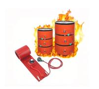 SARUEL Metal Drum Heater Pail Barrel-Band For 55 Gallon - Silicone Pail Heater - Silicone Honey Oil Drum Heater Pad - Barrel Heater With Adjustable Thermostat(200L 174 * 12.5CM)