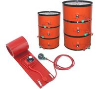 SARUEL Metal Drum Heater Pail Barrel-Band For 55 Gallon - Silicone Pail Heater - Silicone Honey Oil Drum Heater Pad - Barrel Heater With Adjustable Thermostat(200L 174 * 25CM)