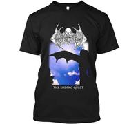 SaRueLsb Limited New Gorement The Ending Quest Sweden Death Metal Band Logo T-Shirt Black Black L