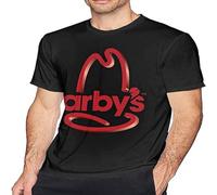 SaRueLsb Man's T-Shirt Ar-by Men's Loose Soft Cotton Short Sleeves S-3XL Black Black XL