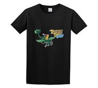 SaRueLsb Man's T-Shirt Dastardly and Muttley in Their Flying Machines S-3XL Black Black M