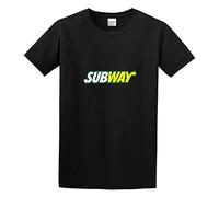 SaRueLsb Man's T-Shirt Subway Logo S-3XL Black Black S