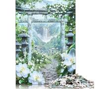 Sarutahikos Sacred Path 1000 Piece Jigsaw Puzzle 1000 Piece Jigsaw Puzzles for Adults & Families- Wooden Jigsaw Puzzles for Adults Kids Gifts 1000pcs (75x50cm)