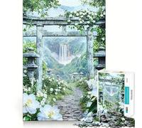 Sarutahiko's Sacred Path Jigsaw Puzzles for Teenagers 1000 Pieces Wise Think Toy Leisure Fun Clear Cut Wall Art Decor (38x26cm)