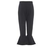 Sarvin Ashlee Frill Hem Trousers - Black - L