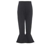 Sarvin Ashlee Frill Hem Trousers - Black - S