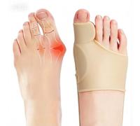 Sarvvte 2 Pairs Bunion Corrector Big Toe Straightener with Built-in Silicone, Adjustable Strap Bunion Protector & Toe Separator for Bunion Relief, Suitable for Women, Daily Wear & Mild Hallux Valgus