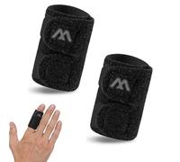 Sarvvte 2PCS Finger Splint, Adjustable Finger Brace with Double Magic Tape & OK Cloth, Finger Support Splint for Broken Finger, Arthritis, Trigger Finger & Sports Protection, L