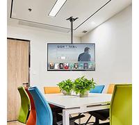 SaryEdge Adjustable Ceiling TV Mount Bracket - Tilt & Swivel Design for 20-32" TVs Telescoping Arm Max Weight 60lbs Perfect for Home Theater & Space-Saving Solutions,2m,2m