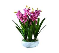 SaryEdge Artificial Flowers Whelan Real-feeling Artificial Flowers are Suitable for Placing Silk Flowers on the Desktop in the Living Room Flowers Arrangement Bouquet,
