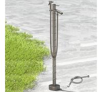 SaryEdge Bamboo Section Garden Water Column, All Copper Outdoor Multifunction Vertical Garden Water Column with,One Color-109cm/43in,One Color-109cm/43in