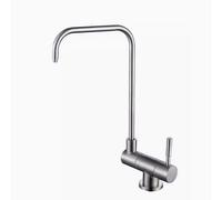 SaryEdge Black 360° Rotat Folding Faucet Water Filter for Kitchen Sink Big Bend Tap，Brushed-Seven words，Brushed-Seven words