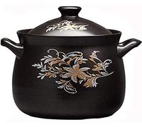 SaryEdge Earthenware casserole/earthenware pot/earthenware cooking pot - upgraded from a nutritional perspective, heat resistant, and easy to use.,