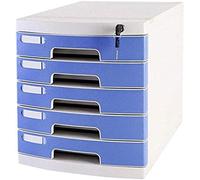 SaryEdge File Cabinets Office Desktop Drawer Type Stati1ry Cabinet 5Th Floor Plastic Data Cabinet Storage Box Storage with Lock Home Office,