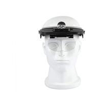 SaryEdge Headband Magnifier, Head MountLighted Magnifying Glasses, Headband Magnifier with 2Led Light, Head-Mounted Handsfree Reading Magnifying Glasses, Jeweler,Watch Loupe 1.2X,