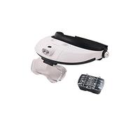 SaryEdge Magnifying Glasses Dental Loupes, Head MountLighted Magnifying Glasses, Headband Reading Magnifying Glass with 5 Lens Dental Loupes Magnifier with Lig,