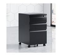 SaryEdge Mobile Filing Cabinet with Lock 3-Drawer Steel Document for Office Floor-to-Ceiling Mobile Storage Unit Secure and Stylish Document Holder,I