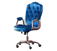 SaryEdge office chair Computer Chair Study Table And Chair Lift Swivel Chair Office Chair Leather Chair Game Chair Velvet Upholstered Seat Chair needed,Blue-A,Blue-A