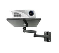 SaryEdge Projector Mount Universal Projector Wall Mount Bracket Full Motion 360 Rotate Tilt 8kg with Plate Flexible Arm Foldable Ceiling Mount with Tray(