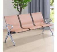 SaryEdge PU Airport Reception Chair with Arms, Comfortable Office Guest Seating, Lobby Bench for Business & Bank s, Durable and Stylish Design,