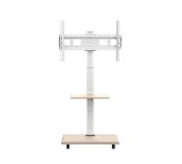 SaryEdge Rolling TV Stand, Mobile TV Cart on Wheels for 32~70 Inch Flat Screen TVs, Height Adjustable Mobile TV Cart, TV Stand for Bedroom B,B,B