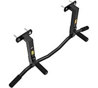 SaryEdge Strength Training Pull Up Bar Pullup Bar Doorway 100 cm,Pull Up Bar Wall Mounted,Multi Grip Chin Up Bar,Steel Dip Bars,Multifunction Pull Up Station,Strength Training Equipm，Black