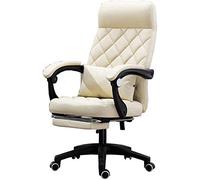 SaryEdge Sun Loungers,Executive Swivel Computer Chair With High Back Large Seat And Tilt Function Pu Leather Padding Ultimate Comfort Design With Extended Legrest And Re,Off-A