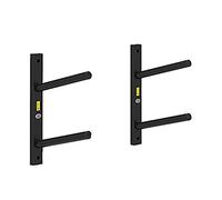 SaryEdge Thick Wall Vertical Yoga Mat Storage Organizer Rack for Home, Gym, Study with Ace Foam Rollers(2 Tiers