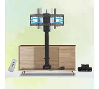 SaryEdge TV Mount Bracket Motorised TV - Electric TV Lift with Rotation to Left and Right, Hidden in Cabinet, with Load 60 kg/132 lbs(