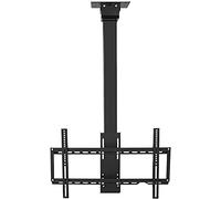 SaryEdge tv Wall Mount' TV Stand Electric Ceiling TV Bracket Intelligent Remote Control Automatic Lifting TV Ceiling Rack Adjustable Wall Mount tv Bracket,Black-A,Black-A